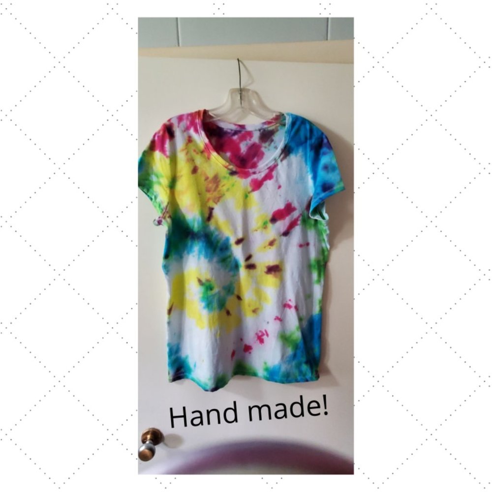 Women's 2xl Hand Tye Dye T-shirt